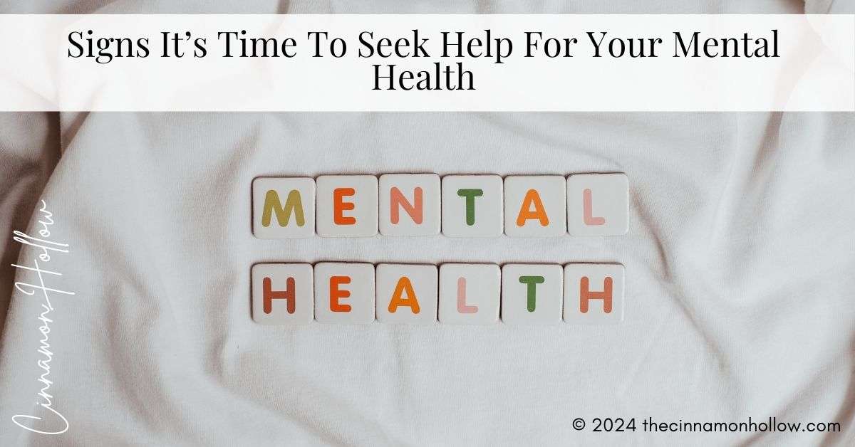 seek help for your mental health