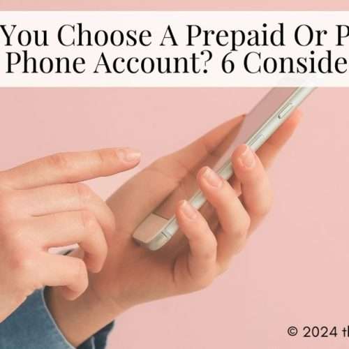 prepaid or postpaid mobile phone account