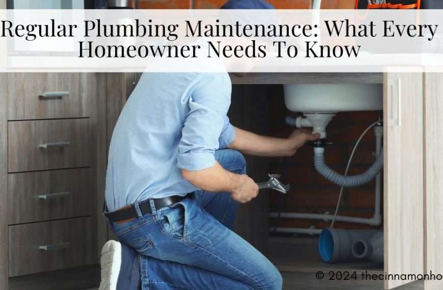 regular plumbing maintenance