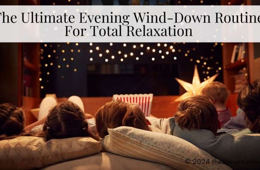 evening wind-down routine for relaxation