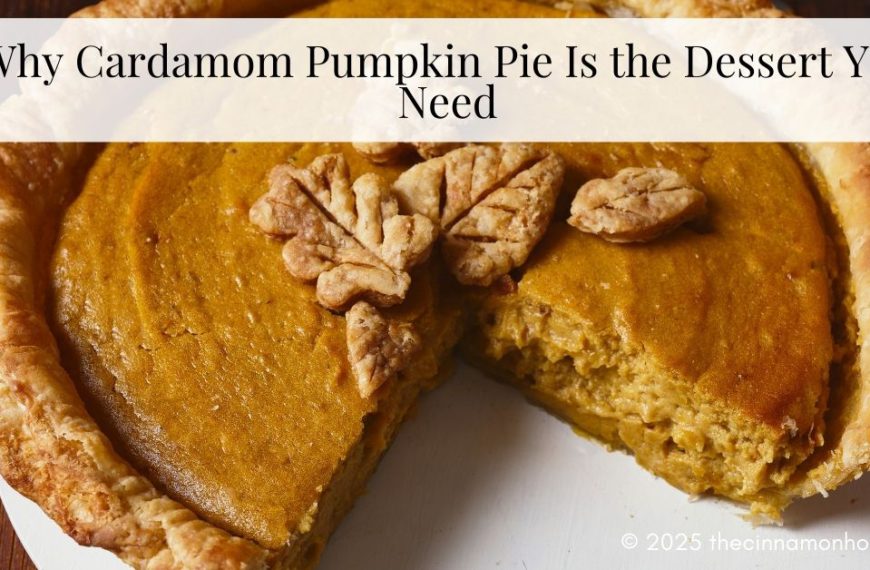 cardamom pumpkin pie