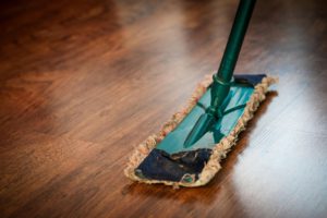 housework mopping the floor