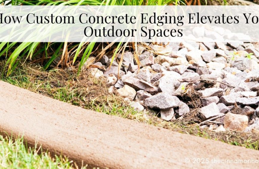 custom concrete edging