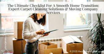 carpet cleaning and moving checklist