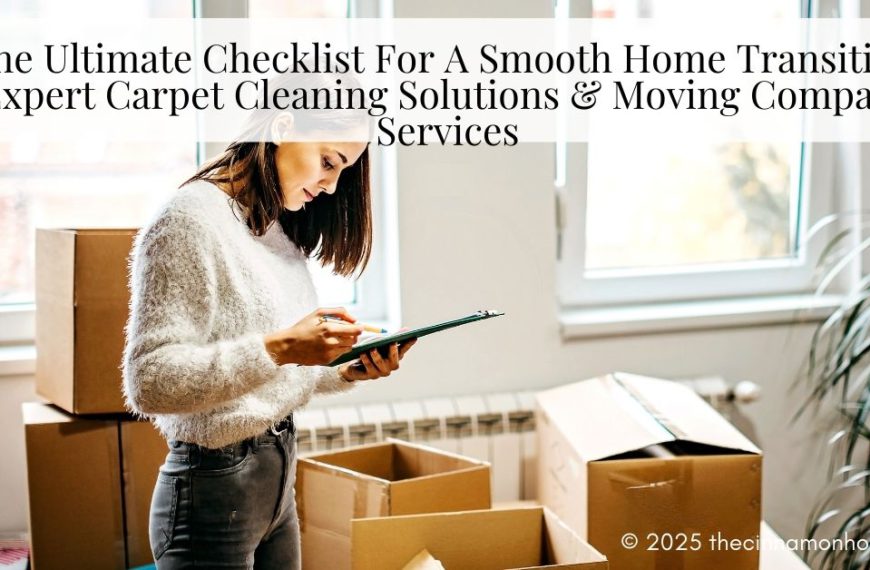 carpet cleaning and moving checklist