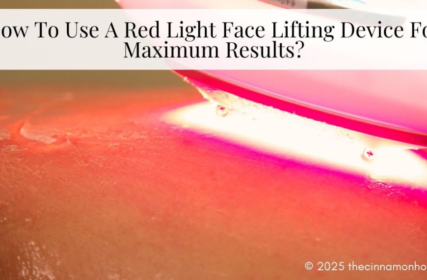 red light face lifting device