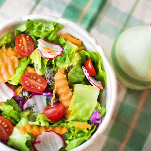 take charge of your health - a healthy salad