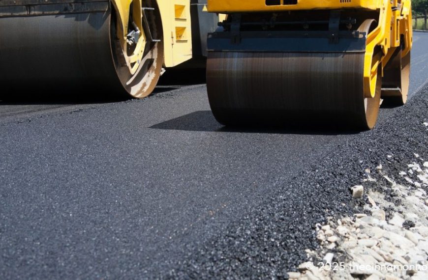 Asphalt paving