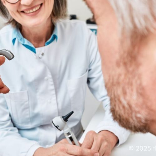man with hearing loss