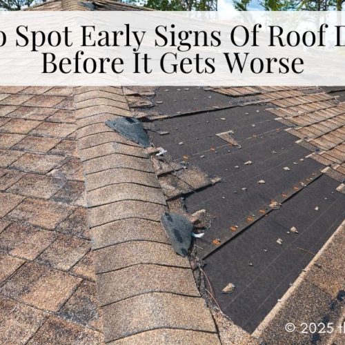 early signs of roof damage