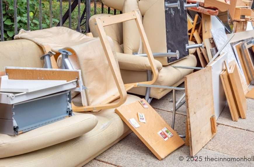 dispose of large items and furniture
