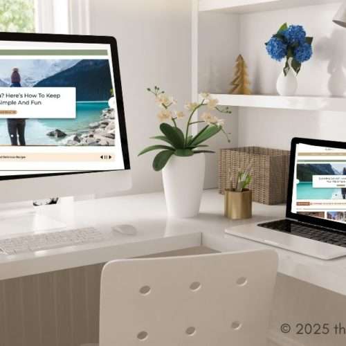 Stylish Work-From-Home Desk