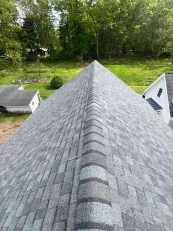 home with new roof - new roof installation near me