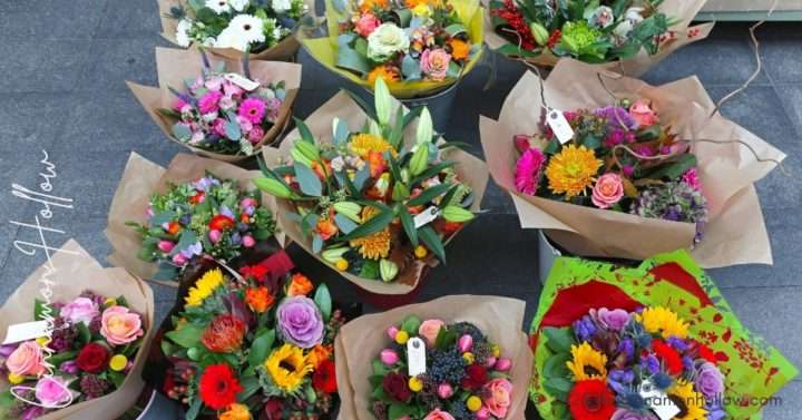 bouquets of flowers