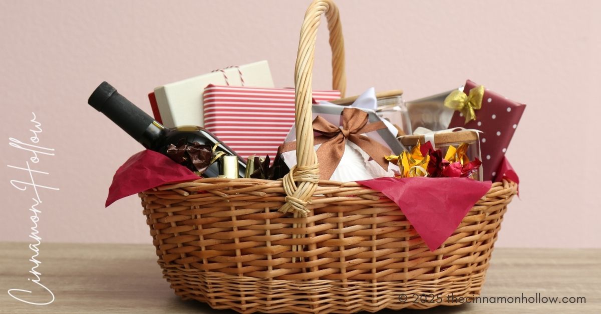 gourmet gift baskets - sustainable packaging