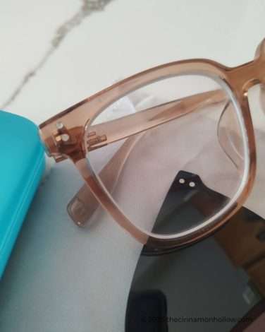 GlassesShop Acadia Square Prescription Eyeglasses Magnets For Clip-Ons