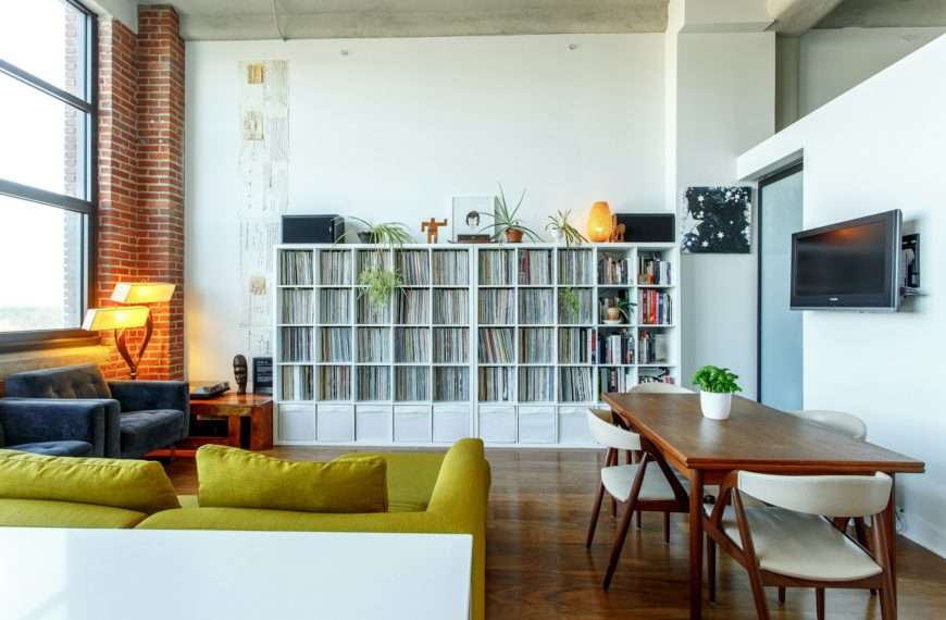 create more space with bookshelves
