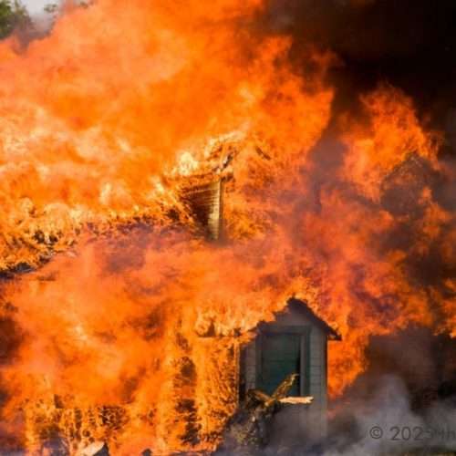 house fire