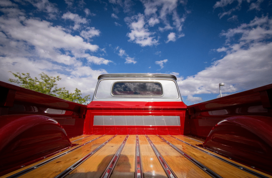pick-up truck bed