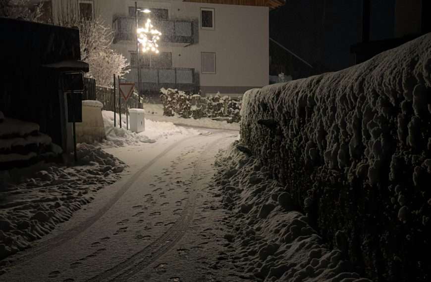 winter flooding - winter snow