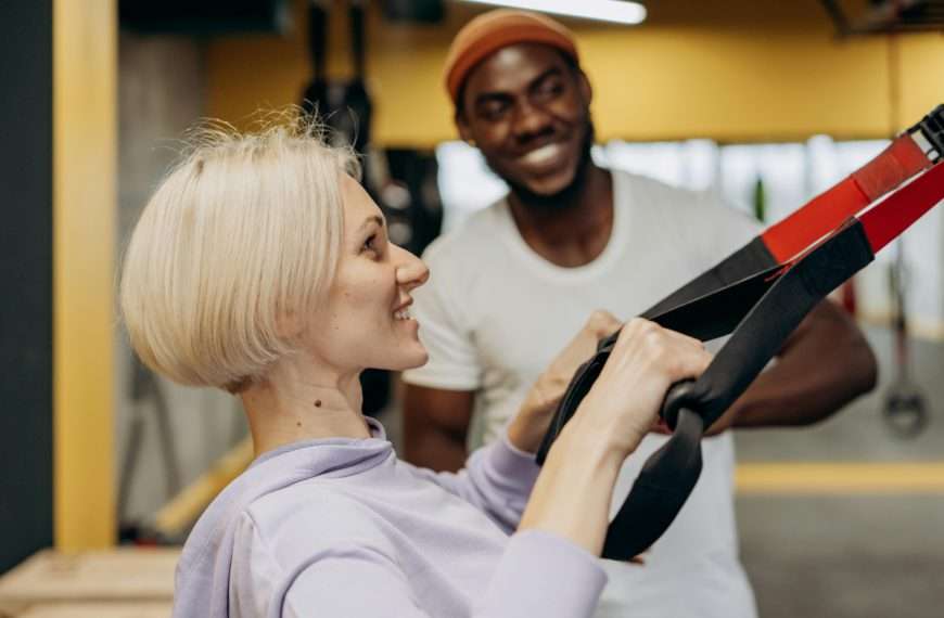 taking care of yourself as you age - woman doing workout