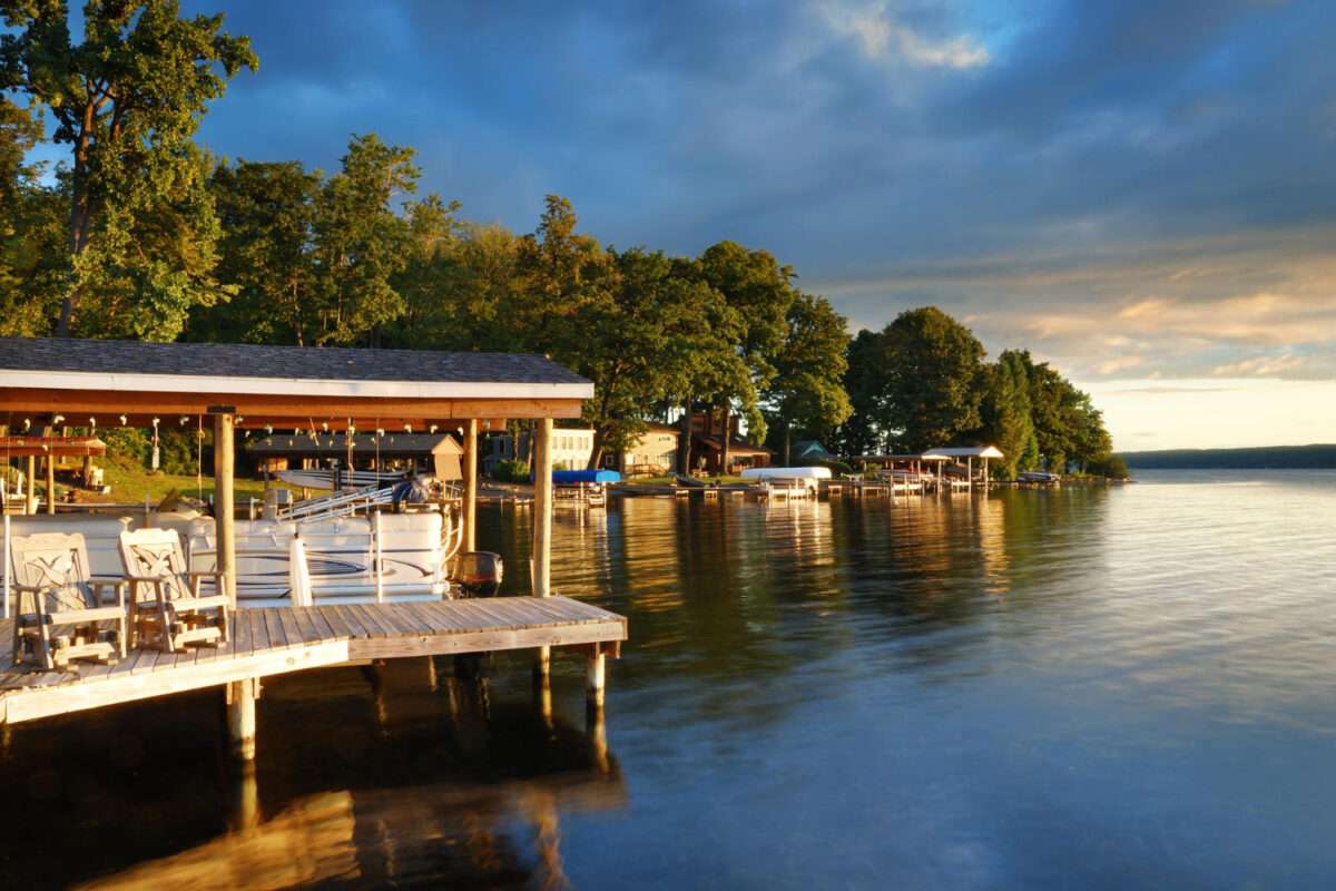 go Fly Fishing at a lake house