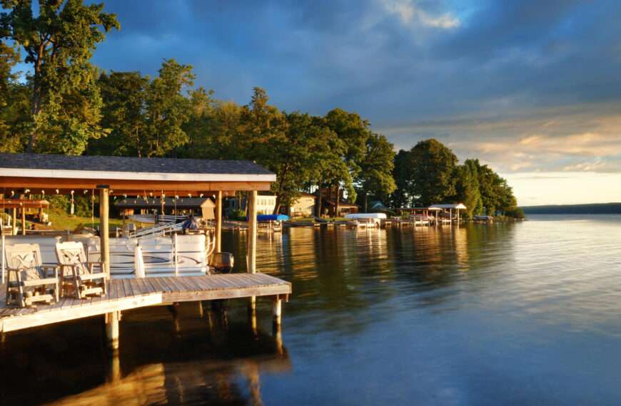 go Fly Fishing at a lake house