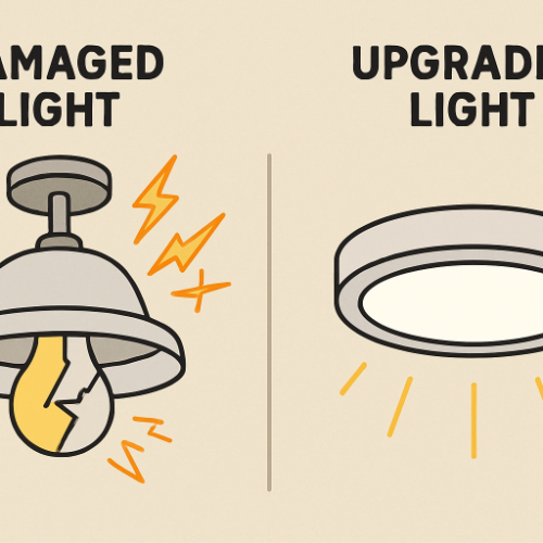 faulty indoor lighting