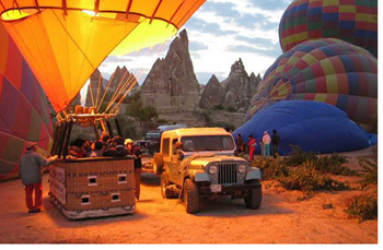 hot air balloon ride Turkey