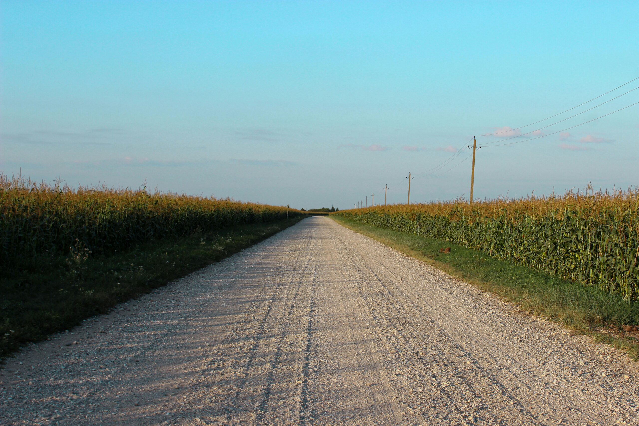 gravel road