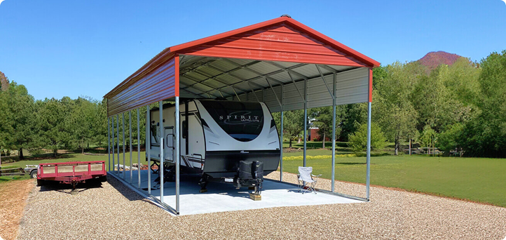 RV garage vs RV carport