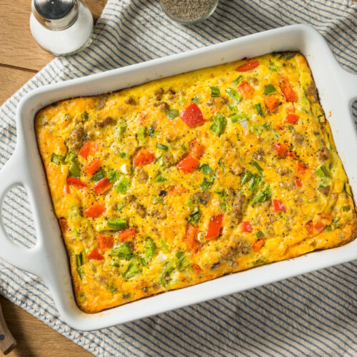 High-Protein Egg Bake With Pea Protein