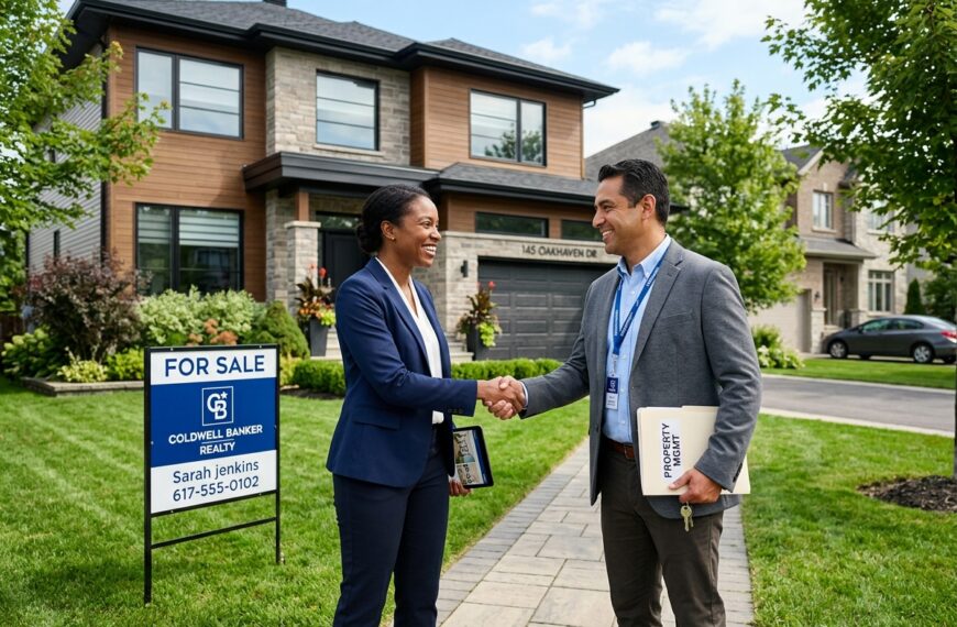 A real estate agent and property manager collaborating - Real Estate and Property Management - Flexible Home Sale