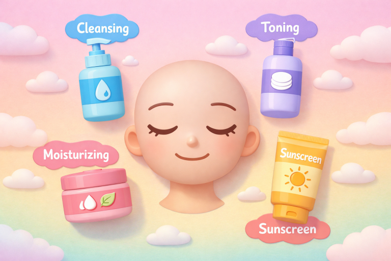daily routine for sensitive skin