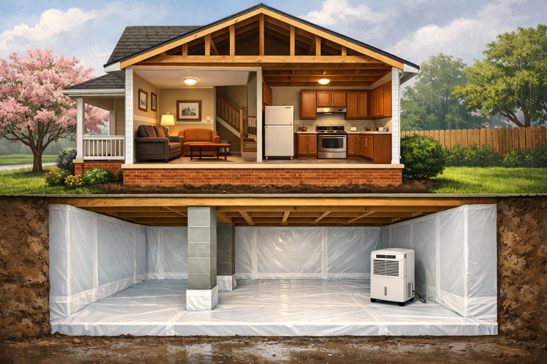 Crawl Space Encapsulation