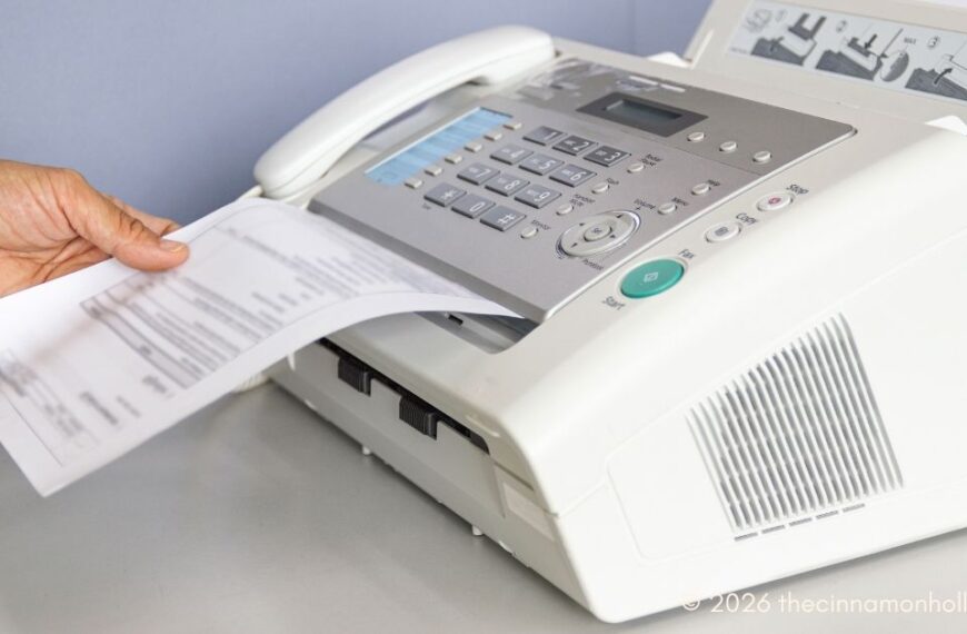 fax machine - faxing