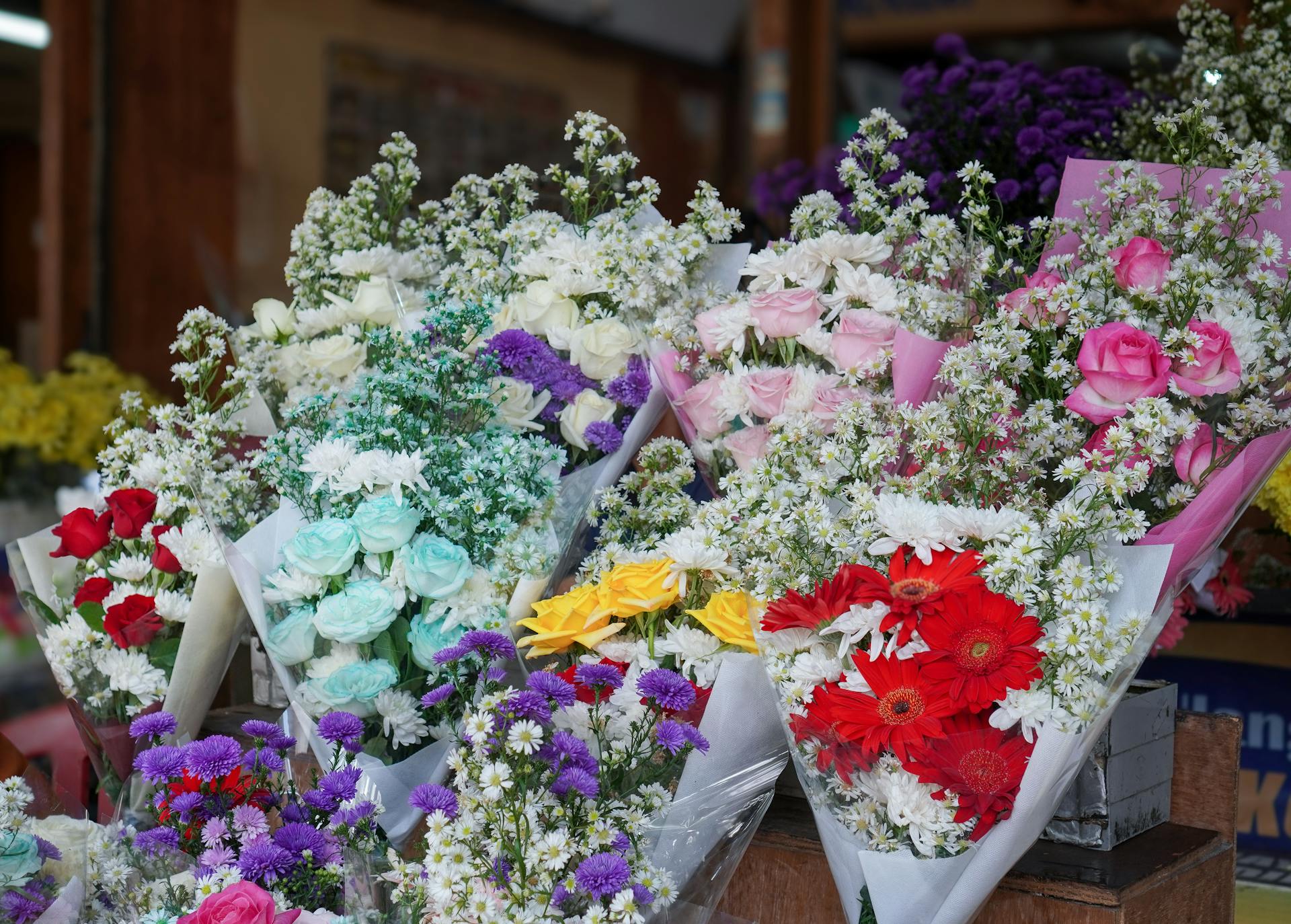 funeral flowers - bouquets of flowers