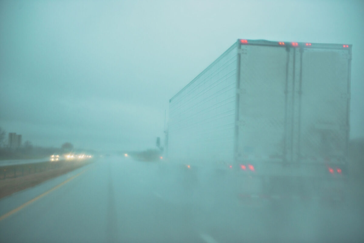 bad weather causes truck accidents