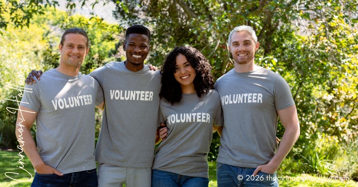 Custom Accessories for Family Events and Community Gatherings - volunteers in matching tshirts