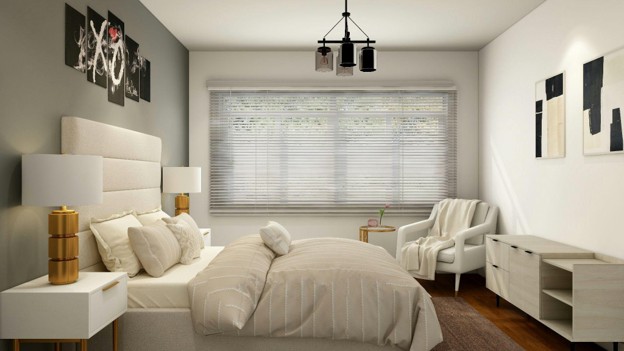 restful bedroom