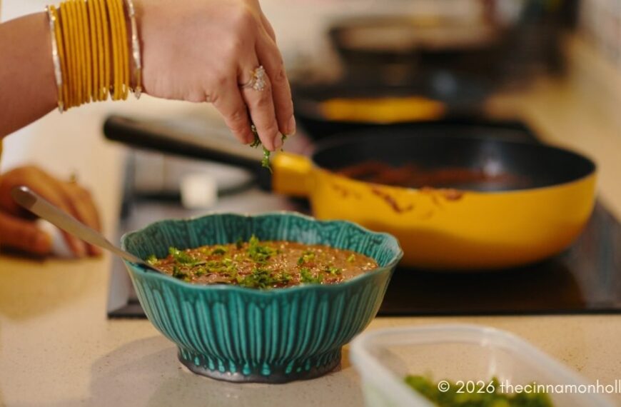 cooking Indian food