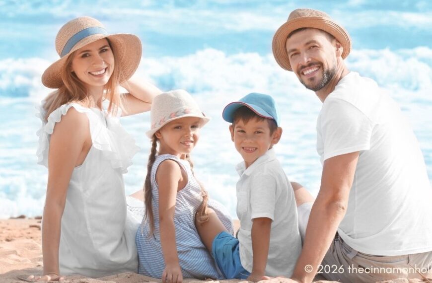 family beach trip