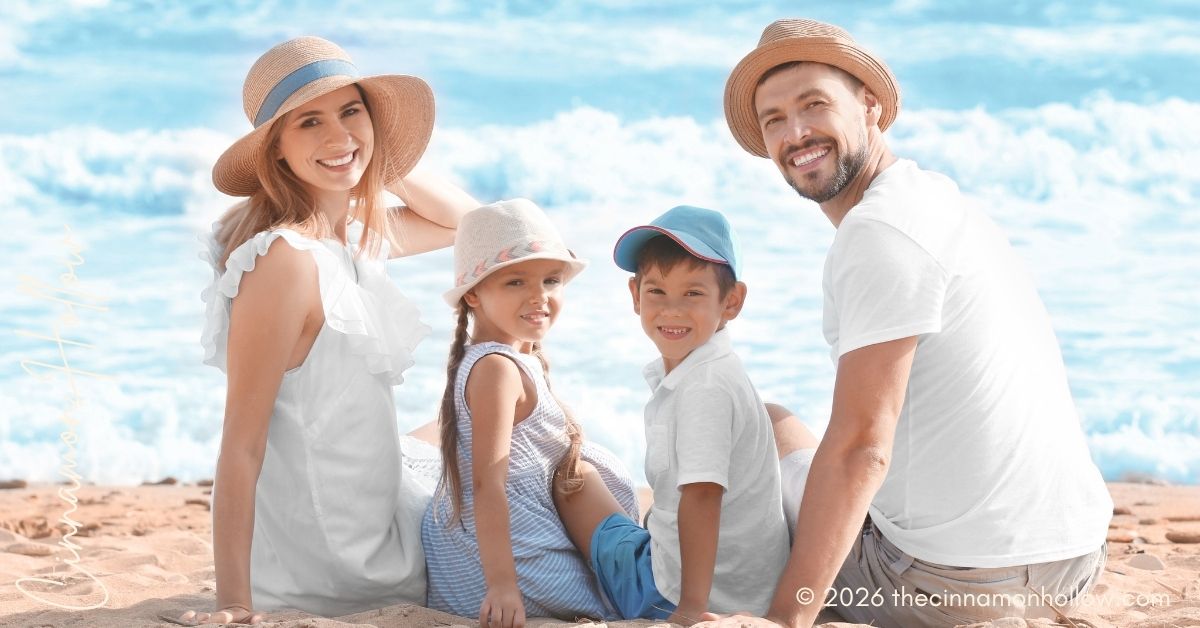 family beach trip