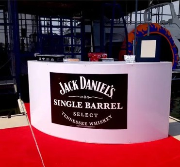 Jack Daniels event booth