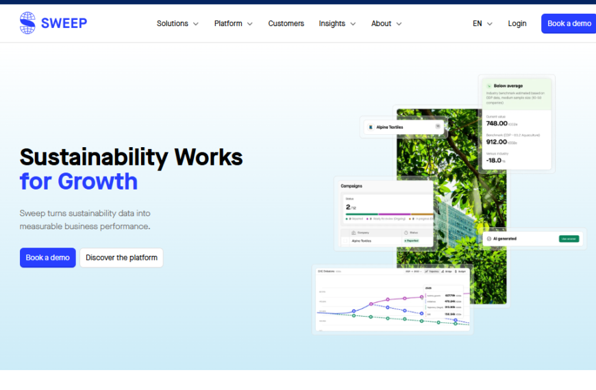 Sweep - ESG Reporting and Disclosure Platform