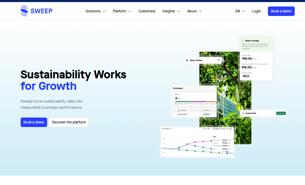 Sweep - ESG Reporting and Disclosure Platform