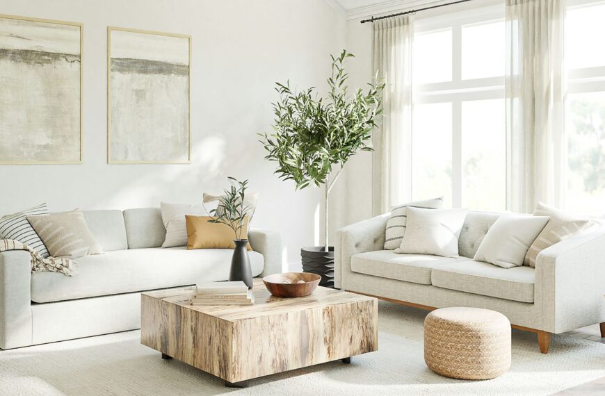Creating a Healthier Home - living room