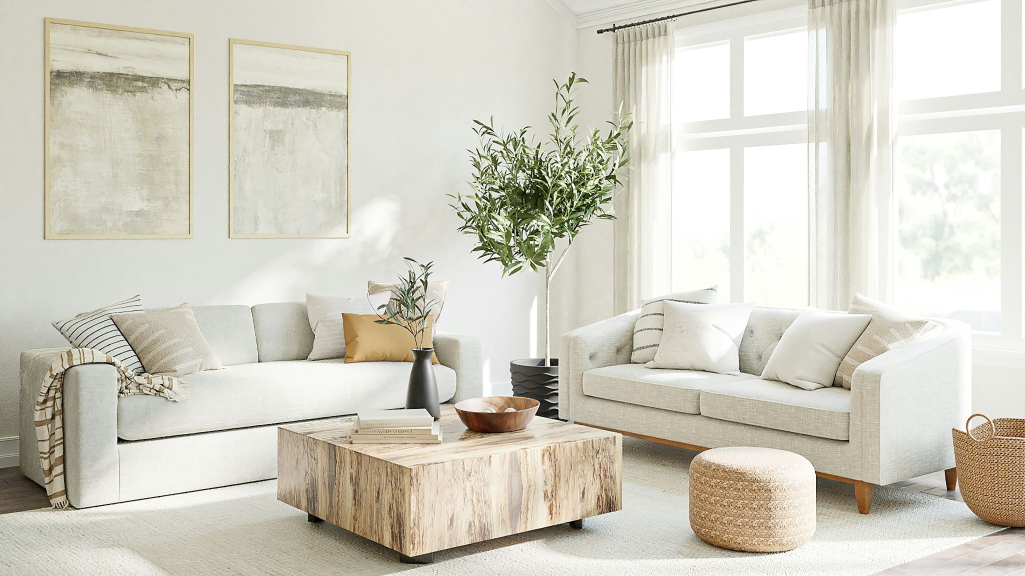 Creating a Healthier Home - living room