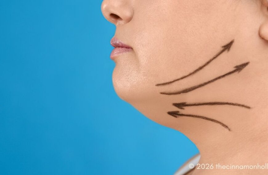 jowls and a double chin
