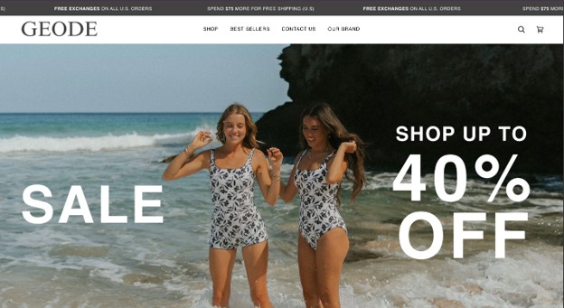 Geode swimwear